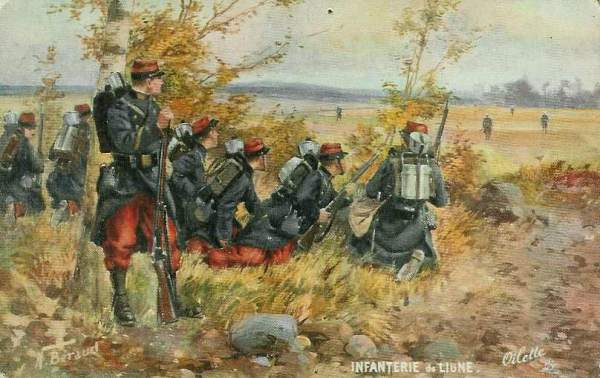 Infanterie franaise en observation - 42.5 ko