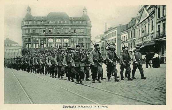 Infanterie allemande à Liège - 33.1 ko Infanterie allemande à Liège - 33.1 ko