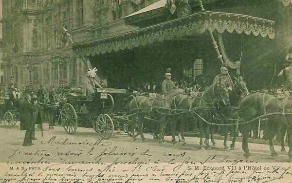 Visite d’ Edouard VII  Paris en 1903 - 31.7 ko