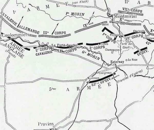 Armée anglaise - Ve armée française - IIe armée allemande - 42.6 ko