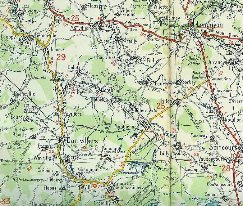 Lien vers carte