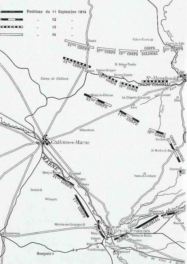 IVe armée française - IIIe et IVe armées allemandes - 61.6 ko