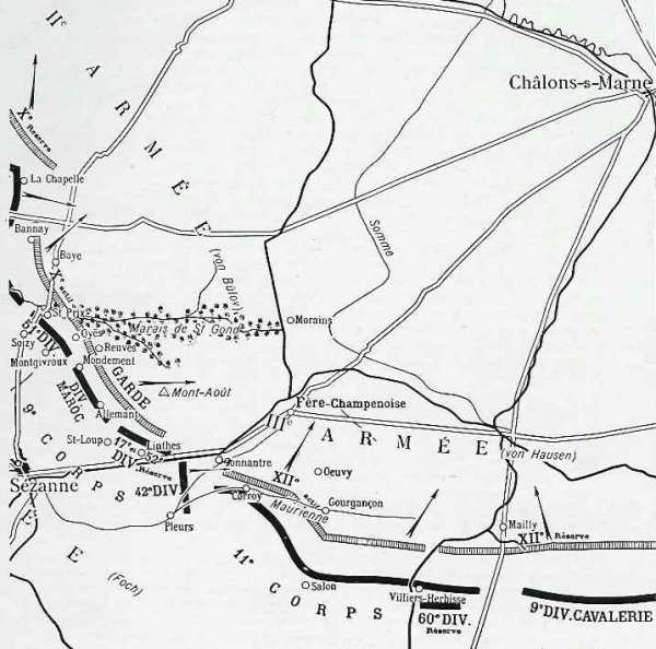 Situation des armées le 9 septembre - 45.5 ko